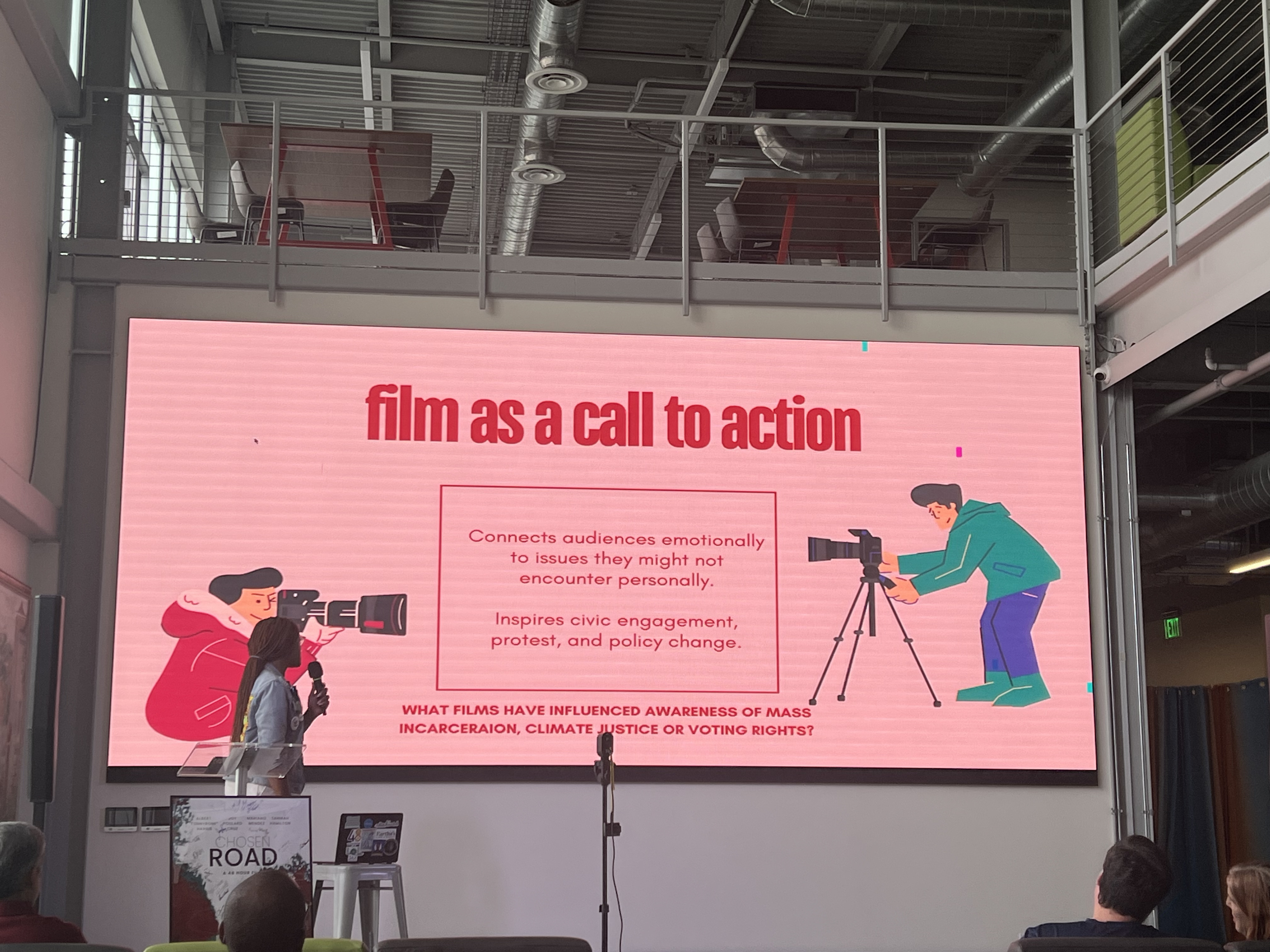 Filmmaker workshop session at JaxFuse