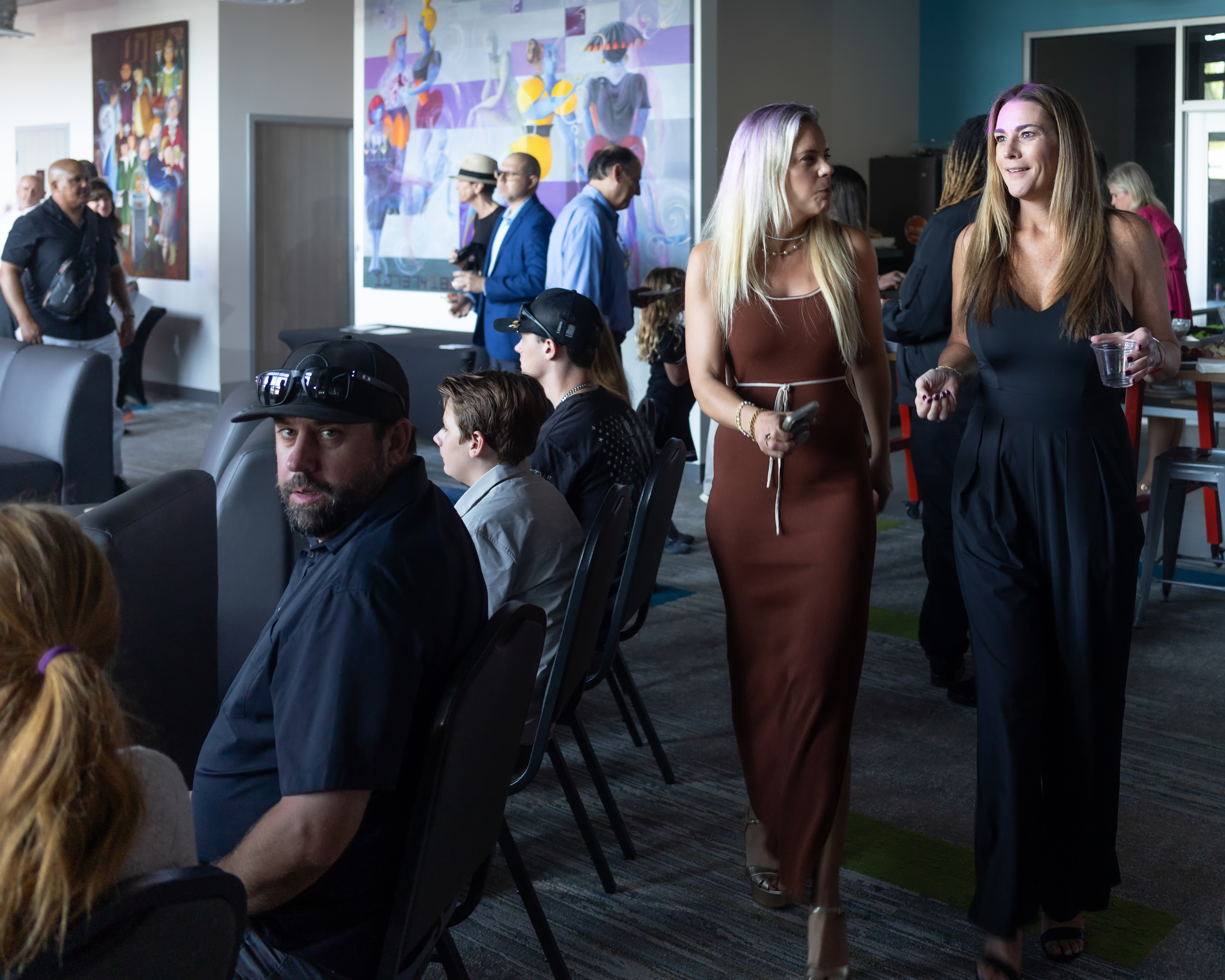 Guests at a JaxFuse festival night in Ponte Vedra
